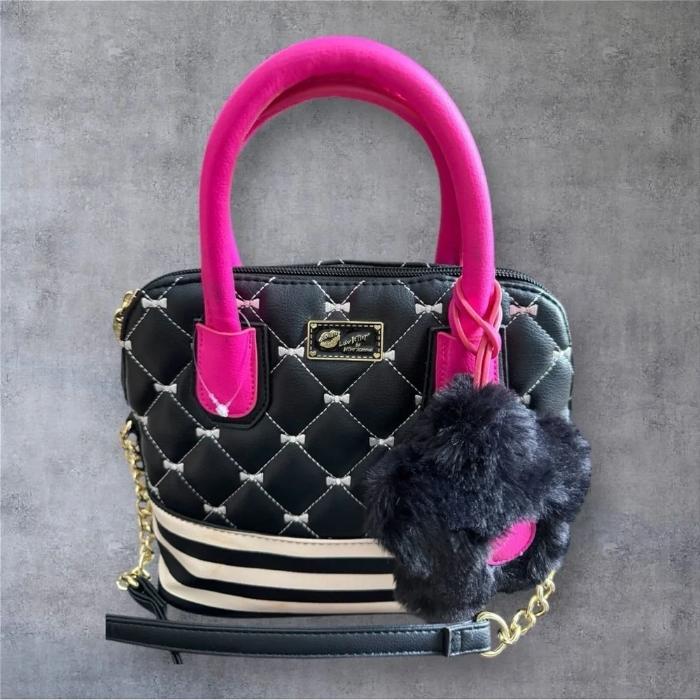 Betsey Johnson Luv Satchel Handbag  - NWOT